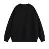 [EASTEMPO] ladies trainer spring long sleeve Relaxing Plain color Fashionable casual cute large size (JP, alphabet, L, black)