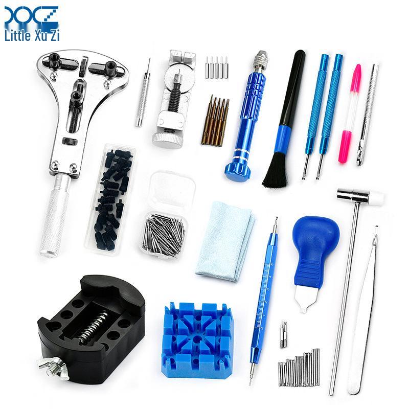 Sada na opravu hodinek: 212dílná sada nářadí pro demontáž a výměnu baterie