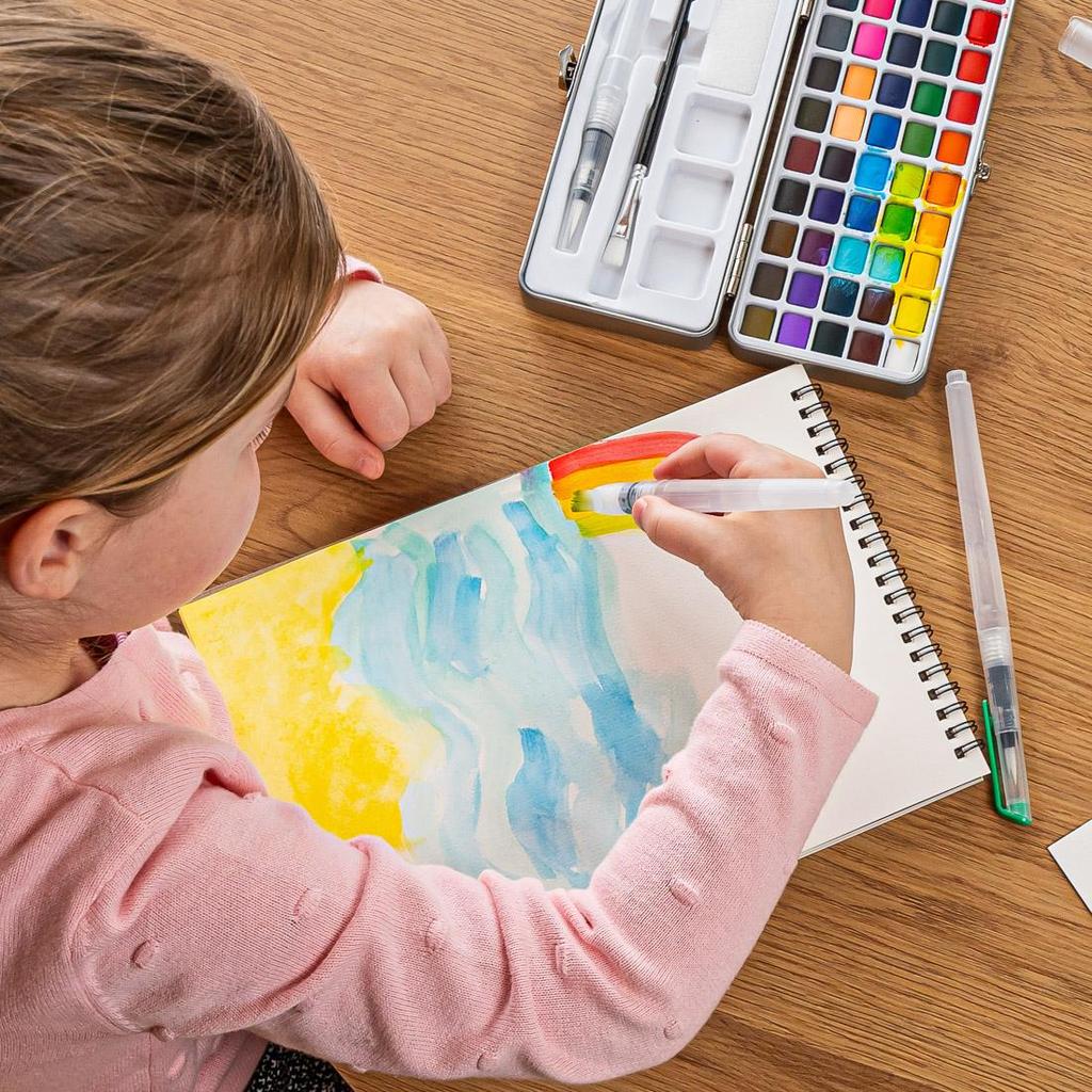 Carta per Pittura ad Acquerello Disegno Scarabocchio A5+, 30 fogli