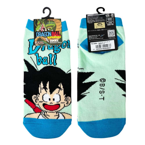Small Planet Character Socks, Dragon Ball Son Goku Smile, Women's, Sizes 23-25cm
