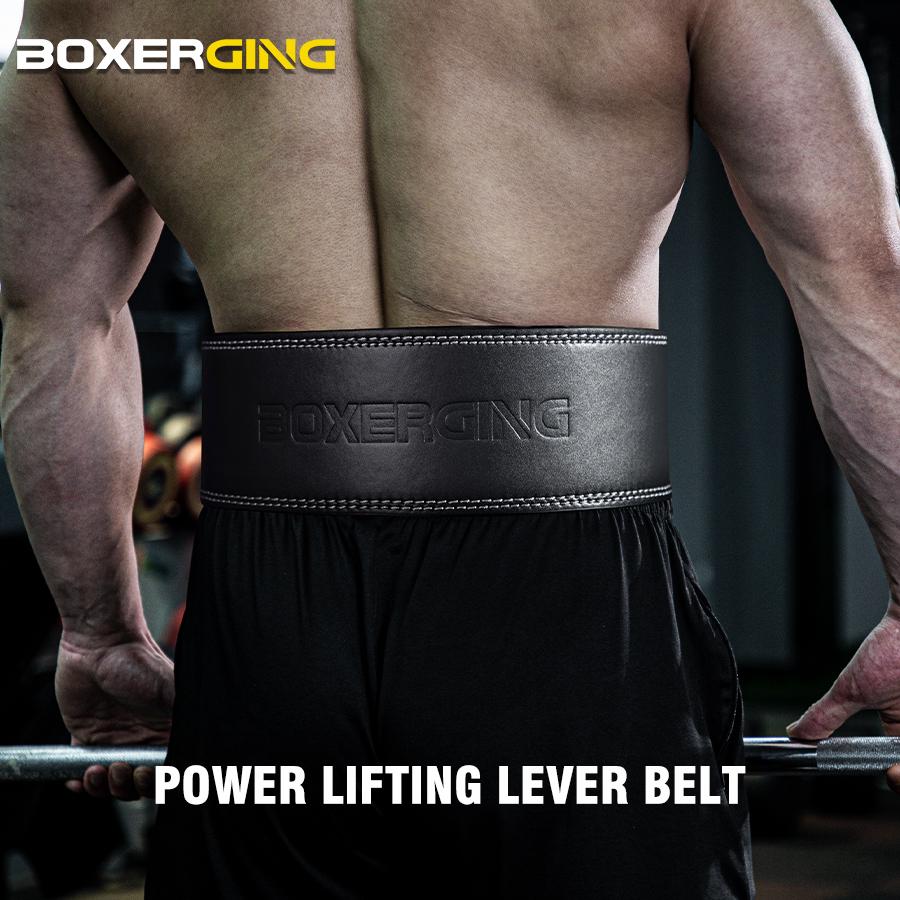 Durable And Safe Adjustable Weightlifting Belt Lever Powerlifting Beltgym Barbellsquat Deadlift Waist Support Strength Training Lumbar Brace