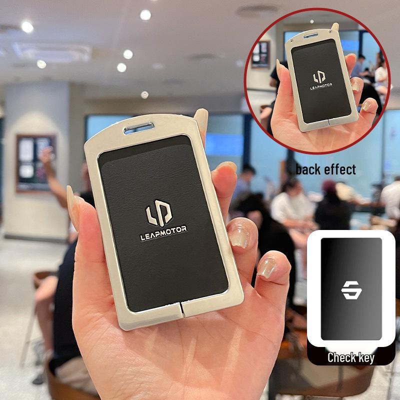 2026 Leapmotor B01 Schlüsselabdeckung für C16/C11/C10/B10 - NFC Schlüsselschutzschale für Männer und Frauen