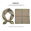 [111 mulberry silk] Korean version of classic cashew nut flower bag headscarf, small square scarf, shirt, suit, thin silk silk scarf