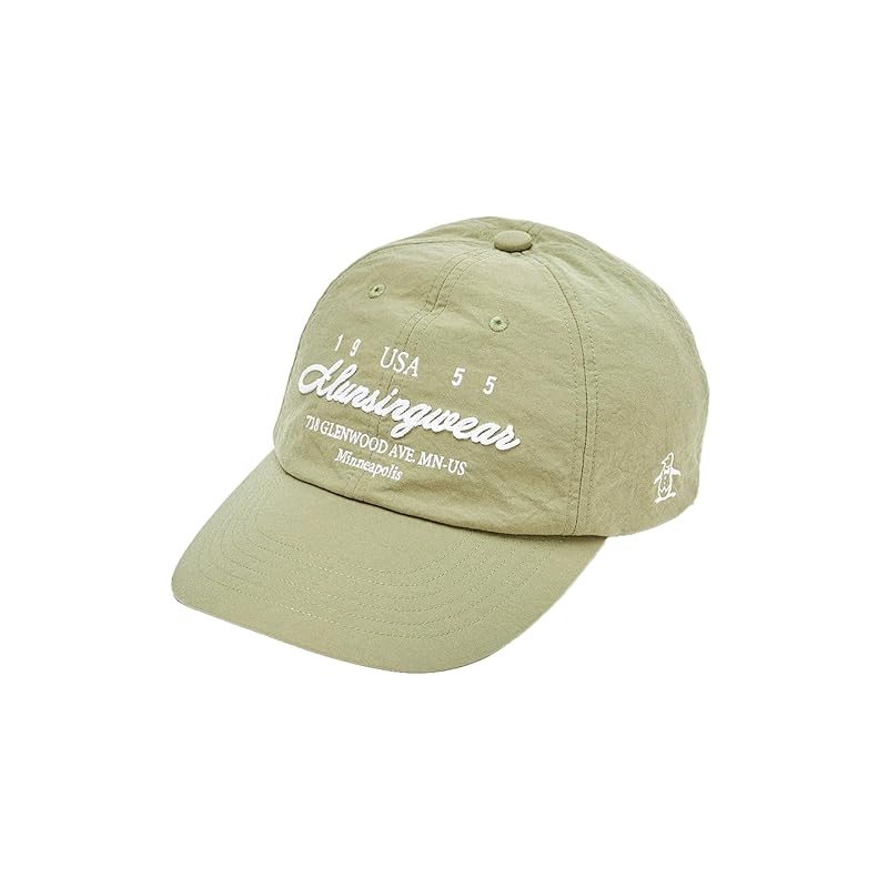 

[Munsingwear] cap Oniveji The brim is long one touch buckle baseball cap golf MG5SCP01U KH00 (khaki)