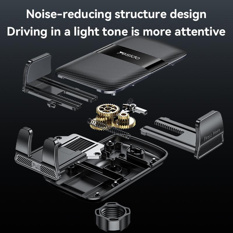 YESIDO C251 Air Vent Car Phone Holder for 4.8-7.2 Inch Phones,360-Degree Rotation