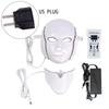 7 Colors LED Facial & Neck Mask - Skin Rejuvenation, Anti-Acne, Whitening, Shrink Pores - For Salon/SPA/Home Use
