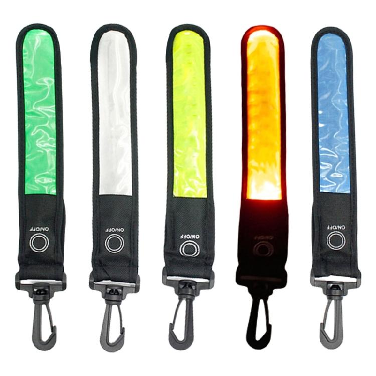 Weather Resistant Reflective LED Light Up Backpacks Hanging Pendant with Clip for Cycling Jogging Pet Accessories