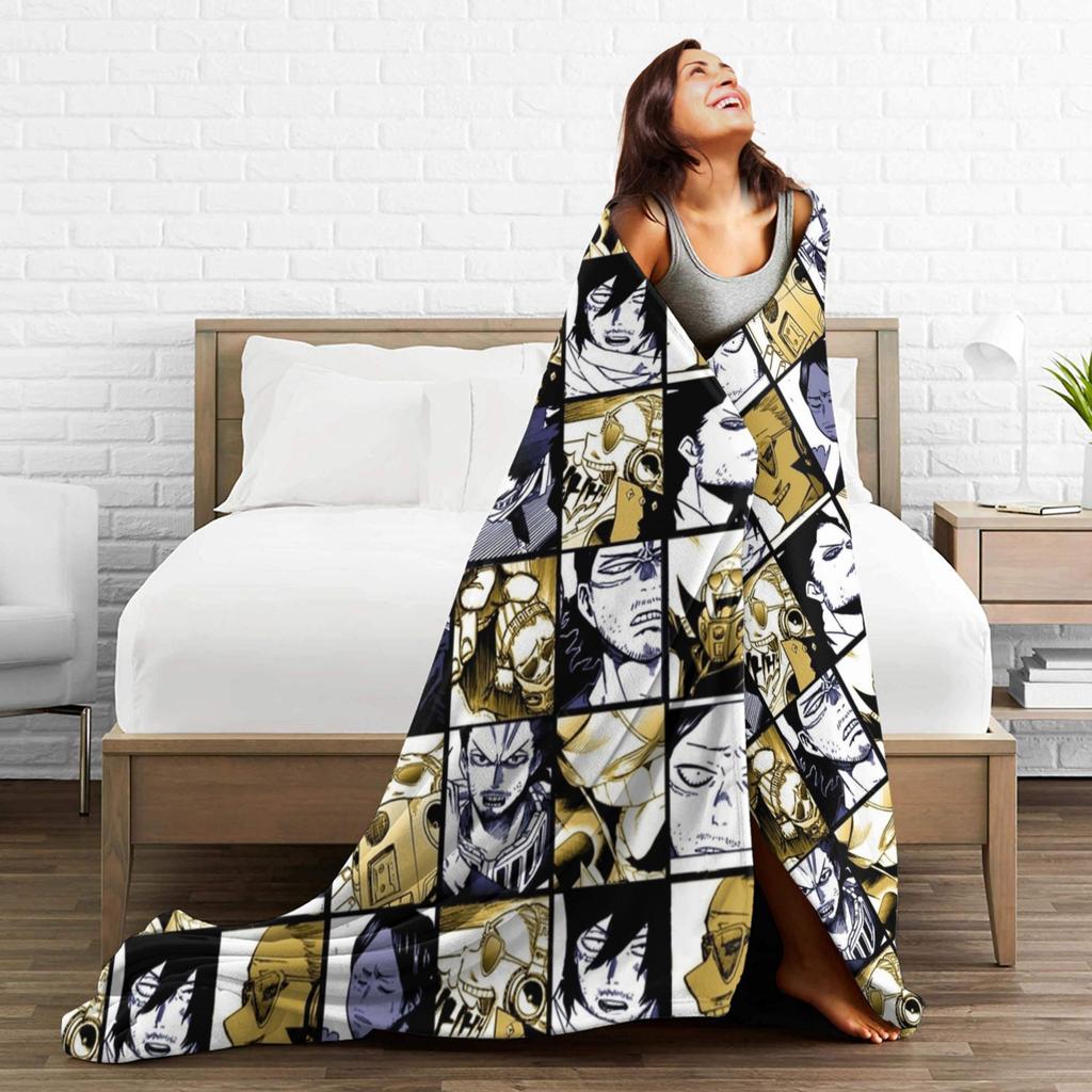 Aizawa Boku No My Hero Academia Blankets Flannel Academy  Lightweight Thin Throw Blanket for Bedding Car Plush Thin Quilt