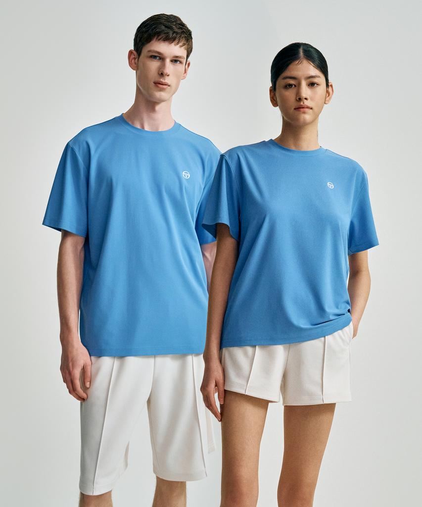 SERGIO TACCHINI U Rayfresh Campo Pique Short Sleeve T-Shirt (Indigo)