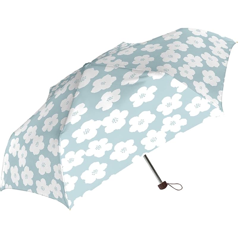 

Nakatani Natural Basic Women s folding umbrella tiny flower saxophone [724-060] Hand open Rib size: 50cm Simple and easy-to-hold dome-shaped handle