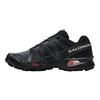 Salomon Speedcross 3 Dual Aura Yin Yang Series Low Top Trail Running Shoes Unisex Sneakers Black Vanilla Fire-Red 478442
