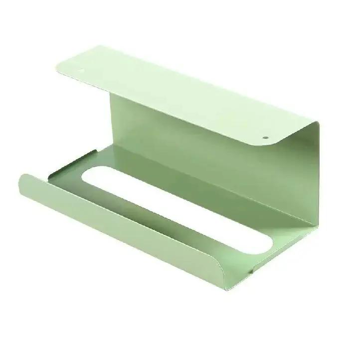Creative Cabinets Hanging Paper Towel Rack Paper Rack Wrought Iron Free Punching Tissue Box Kitchen Paper Towel