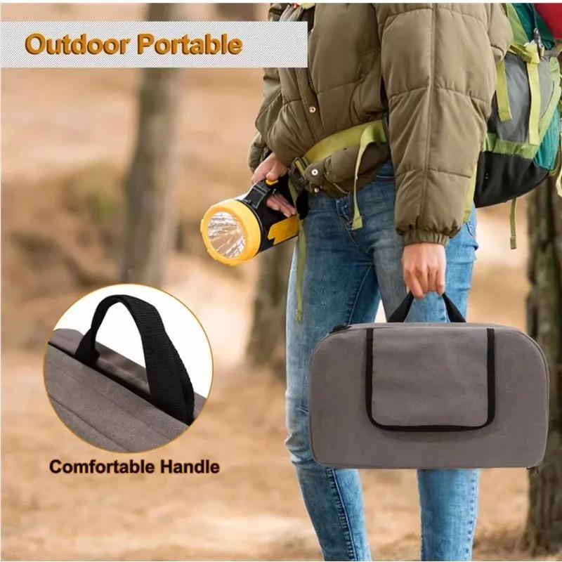 Folding Heated Seat Cushion Waterproof Outdoor Camping Mat USB Powered 3 Heat Levels For Park Bench Stadium Travel Certified
