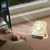 Bocqde Handheld Fan Rechargeable Personal Fans New USB Fan Rechargeable Long-life Home Silent Super Powerful Folding Desktop Electric Fan Clearance!