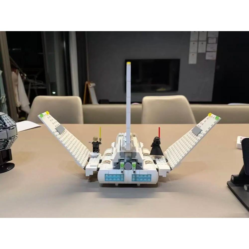 Creative Space-Shuttle Battle Millitary Spaceship MOC Galaxy Star-Ship Battle Plane Aircraft Model Building Bricks Gift Boys Set