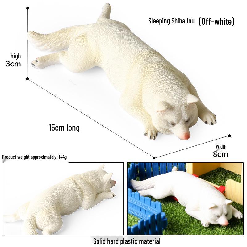 Cross-Border Animal Dog Model Toy: French Bulldog, Labrador, Shiba Inu, Corgi
