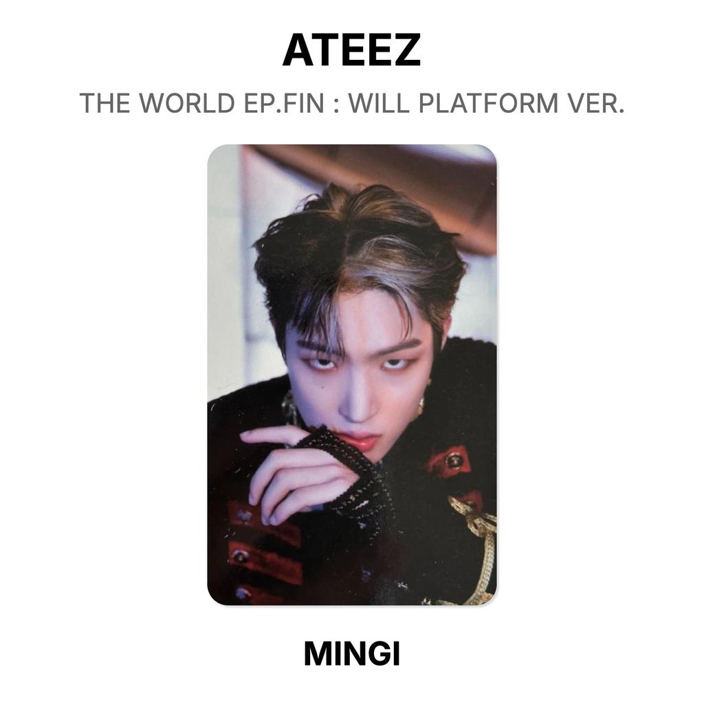 ATEEZ THE WORLD EP.FIN : WILL PLATFORM VER. Official Photocard