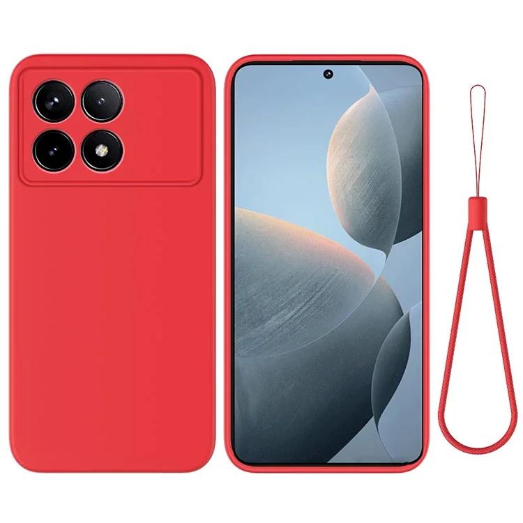 

Для Xiaomi Redmi K70E 5G/Poco X6 Pro 5G чехол для телефона Элегантный жидкий силиконовый чехол