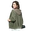 Female Corduroy Jacket Pockets Cotton Women Basic Coats Stylish Fit Casual Outerwear