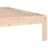 Solid Wood Bed 120 X 190 Cm