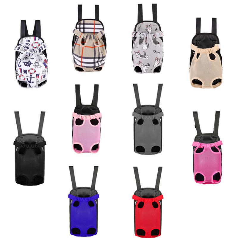 Dog Portable Breathable Outdoor Double Shoulder Pet Travel Backpack