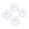 4pcs Jewelry Tools Hexagon Resin Mold Square Heart Silicone Mold White Round DIY Silicone Mold DIY Crafts