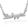 Fashion Baby Girls Necklace Personalized Babygirl English Necklace Letter Pendants Stainless Steel Mom Lovers Girlfriend Jewelry