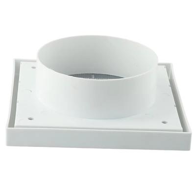1Pcs Wall Ceiling Grille Air Outlet Grilles Cover Plastic Fresh Air Exhaust Outlet Pipeline Ventilation White