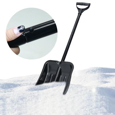 Pelle à neige d'extérieur rétractable Alliage d'aluminium Pelle à glace Outil d'hiver pour enlever la neige Camping Jardin Pelle pliante Outils de survie