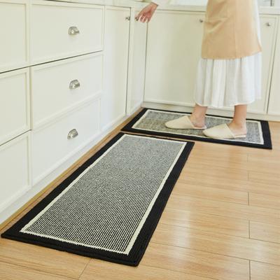 Kitchen Floor Mat Advanced Sense Non-slip Absorbent Oil Absorbent Foot Mat Entry Door Wear-resistant Machine Washable Door Mat Carpet