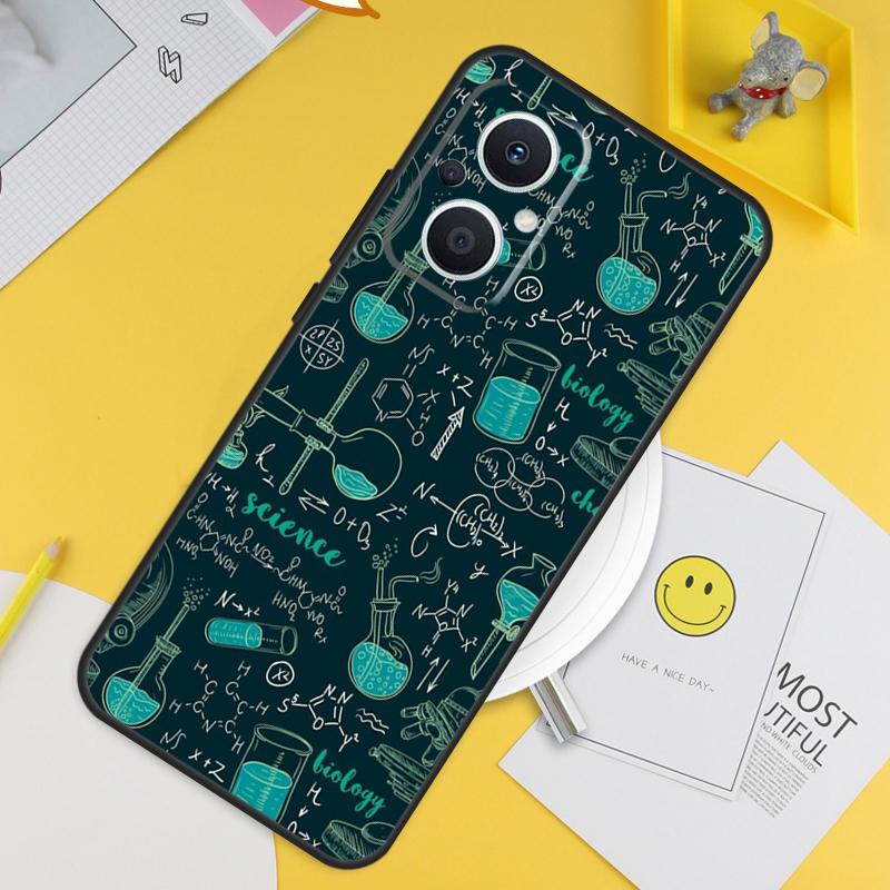 Vintage Chemistry Laboratory For OPPO Reno 8T 11F 12F 13F 14F 7 8 Lite 10 11 12 13 14 Pro OPPO Find X9 X8 X5 X6 Pro Case