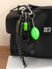 Miu Series Black PU Love Pendant Ins Wind Simulation Mini Football Frog Bag Pendant Keychain Accessories