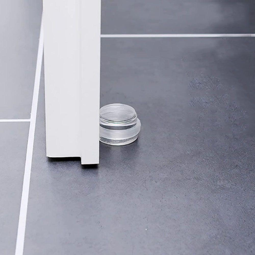 2pcs Self Adhesive Floor Holder Wall Protectors Doorstop New Door Stopper Home