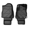 Jimny Nomad 3D Floor Mat Set No Floor Mats for the Back of the Luggage and JIMNY S YOURS (Driver + Passenger) [Set 2 Scuff] - Second-Row Seats,