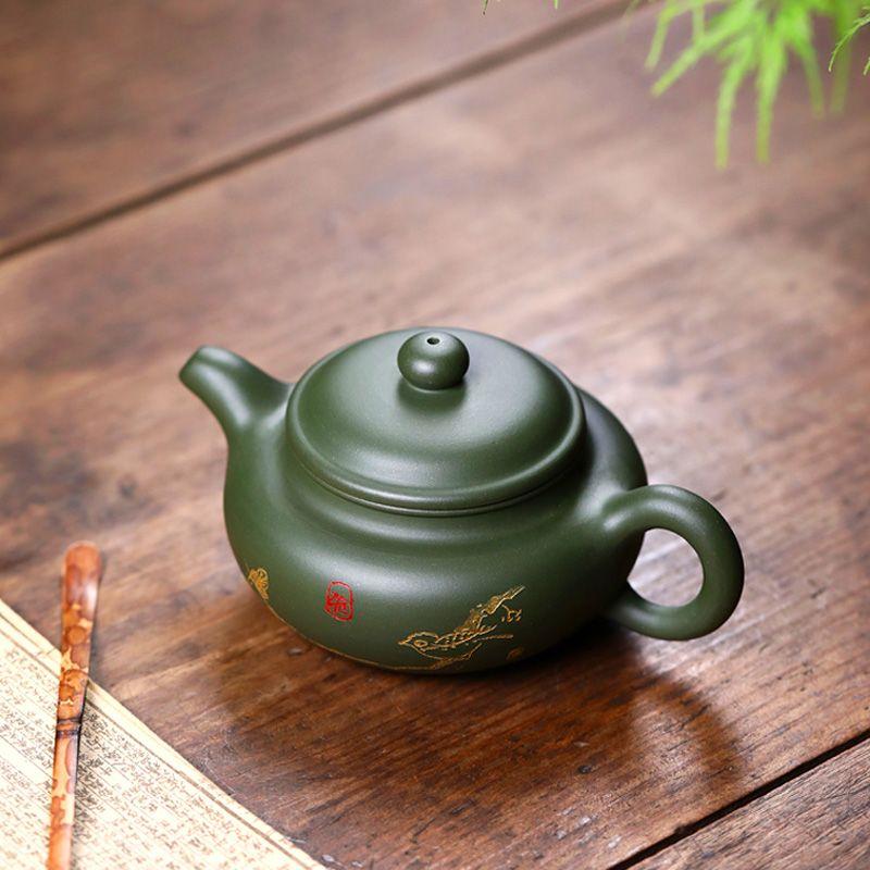 260ML Yixing Handmade Purple Clay Teapots Ball Hole Filter Pot Beauty Kettle Ore Zisha Tea Gifts