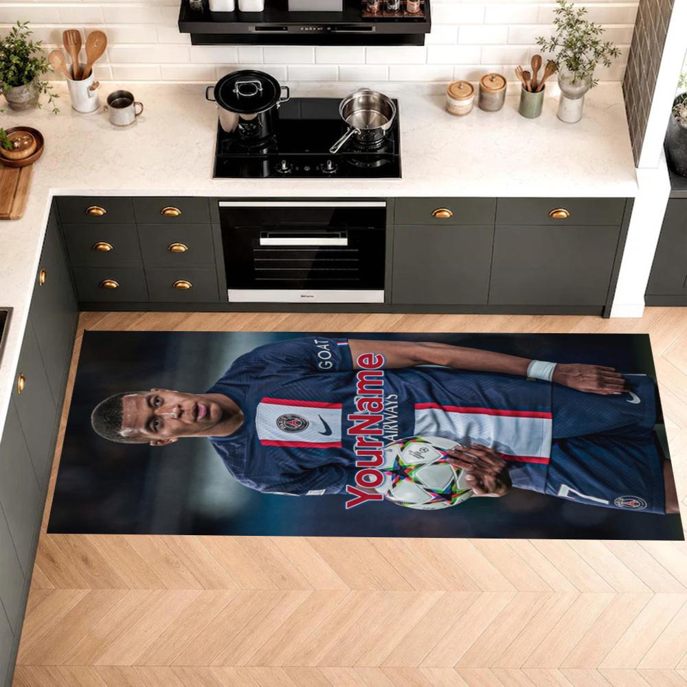 Mbappe Customize Your Name Kitchen Rug Runner Rug Laundry Mat Hallway Entryway The Best Gift Choice