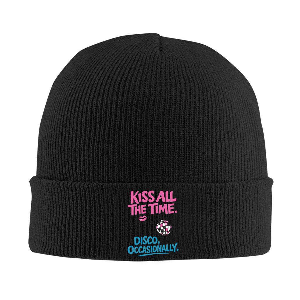 Kiss All The Time Disco Harrys Knitted Hat Beanie Autumn Winter Hat Warm Acrylic  Hip-hop Styles Caps Unisex Women Gifts,