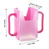 Adjustable Milk Cup Holder with Handle Juice Box Holder Anti Squeeze Bag Holder Portable Adjustable Milk Carton Cup Holder