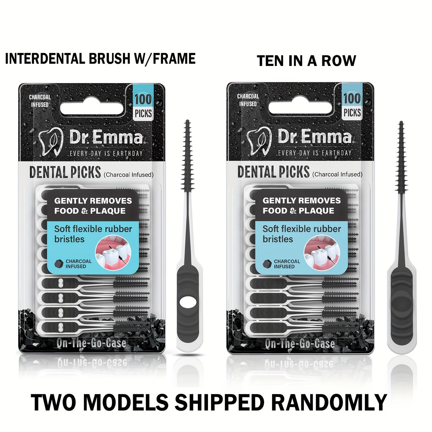 

100 шт./упак. Очиститель межзубных щеток, ортодонтическая щетка для чистки брекетов, зубная щетка для тщательной чистки зубов, предметы первой необходимости для путешествий 100 Pcs(box Of 1)