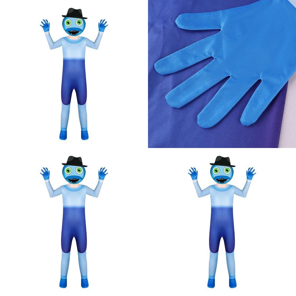 Poppy Playtime Huggy Wuggy Dad Cosplay Jumpsuits Mask Party Costume Outfits Perfect For Cosplay Parties And Halloween!