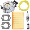 High Quality Carburetor Kit Gaskets Leaf Blower Parts Repair Replacement Tools Spare 7pcs BR340 BR380 BR400 BR420