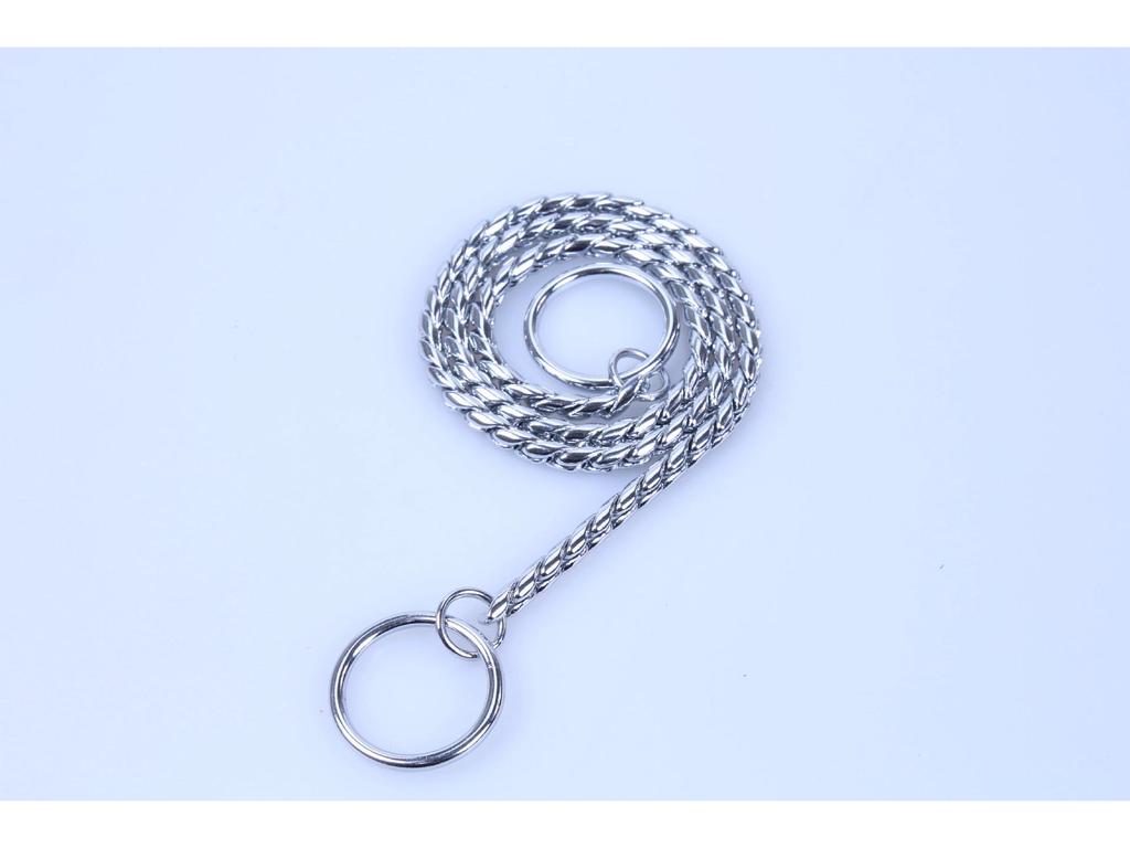 Non-Choking, Bite-Proof, Pull-Resistant Stainless Steel Dog Chain - Thickened, Sturdy, and Wear-Resistant.
