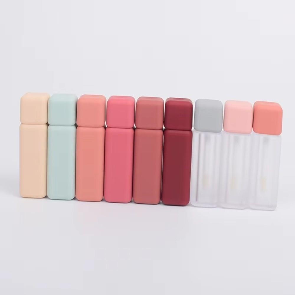 5ml Lip Gloss Container Wand Applicator Refillable Lip Bottle Lip Gloss Tube Makeup Sample Bottle