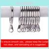 Modern Minimalist Iron Curtain Hook Rings For Home Decor And Window Treatment