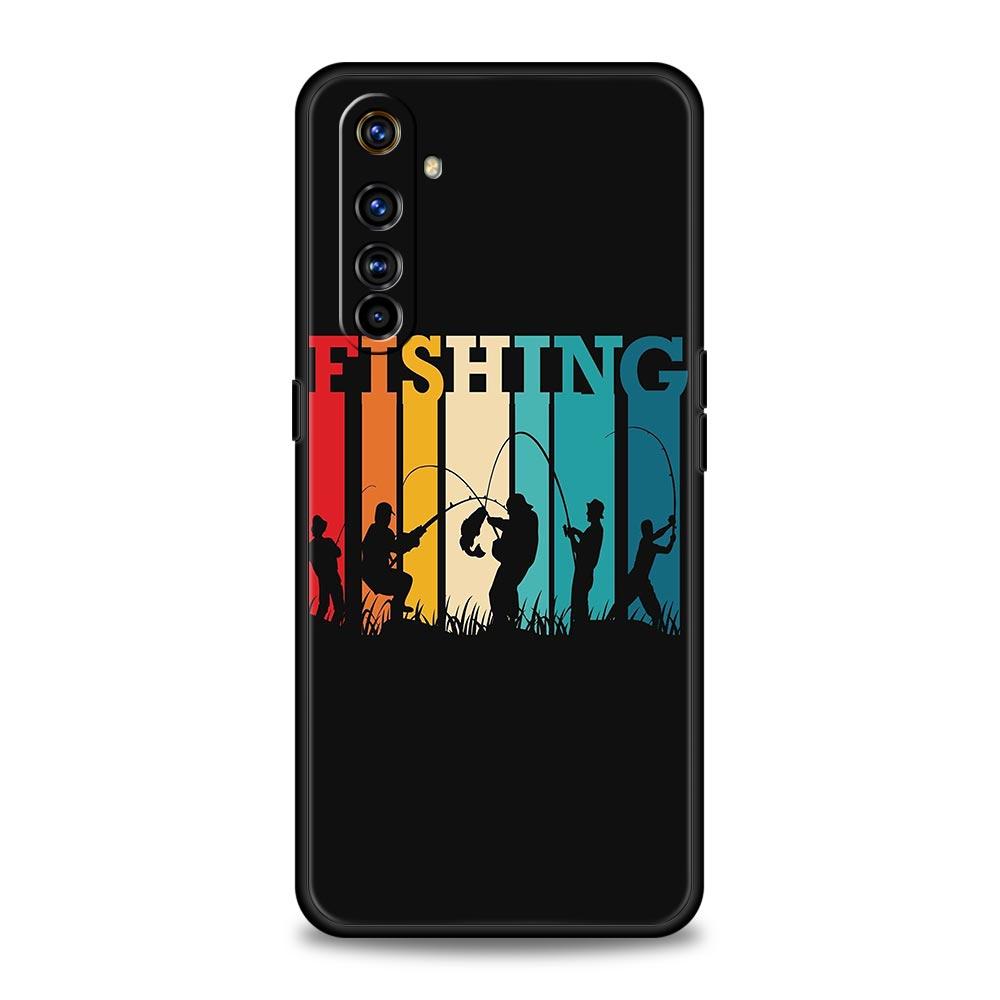 Hunting Fishing Man Soft TPU For Realme 13 12 11 10 9 Pro Plus GT3 GT2 C21 C25 C35 C53 C55 C67 Pro 5G Phone Case Cover Funda Bag
