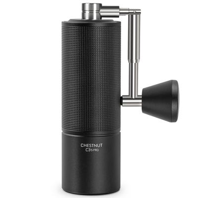 Coffee Mill Manual Time More C3S PRO Metal Hand Grinding Coffee Mill Foldable Handle Stainless Mortar Gradual Roughness Adjustable Labor