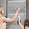 Magnetic Clear Fridge Dry Erase Calendar and Weekly Meal Planner Board