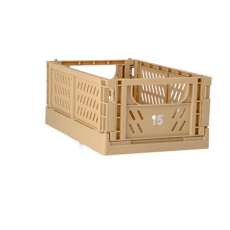 Folding Storage Basket Plastic Folding Storage Box Stationery Cosmetics Stackable Makeup Jewellery Toys Boxes for Storage Box