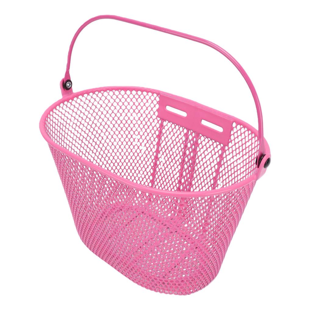 Kids Bike Basket with Handle for Boys Girls Front Cycling Basket for Most Tricycles Scooters