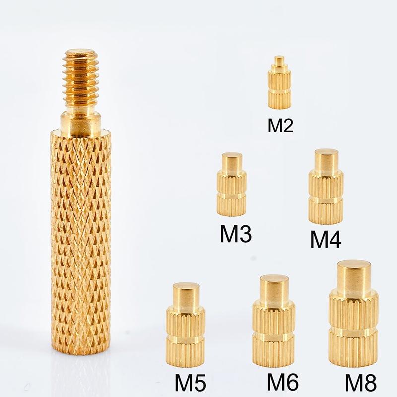 Heat Insert Nut Iron Tip M2 M3 M4 M5 M6 M8 Brass Thread Embedded Kit Hot Melt Insert Iron Tip Nut Tools For Plastic 3D Printer
